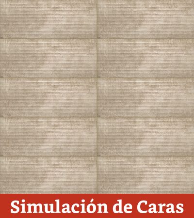 Cerámica Muro Milan Relieve Taupe 14Caras 28x70(1,95) - Imagen 8