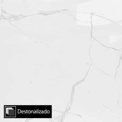 Porcelanato Calacatta Pulido 210606-1 Destonalizado Rectificado 80x80(1,92)