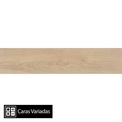 Porcelanato Sequoia Miel 45Caras Rectificado 19x90(1,54)
