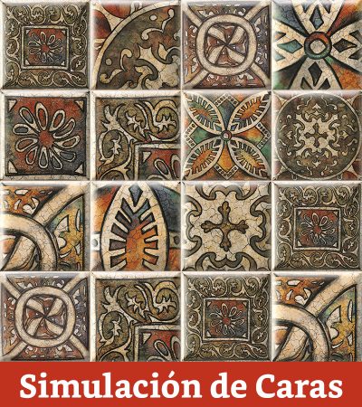 Cerámica Muro Bombato Davinci 11Caras 15x15(0,5) - Imagen 16