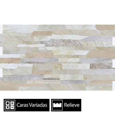 Cerámica Muro Fachaleta Oasis Topazio 2Caras 31x54(1,51) - Imagen 6