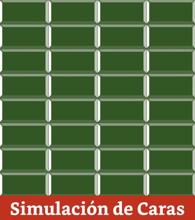Cerámica Muro Verde Brillo (Metro) Bisel 10x20(1,0) - Imagen 3