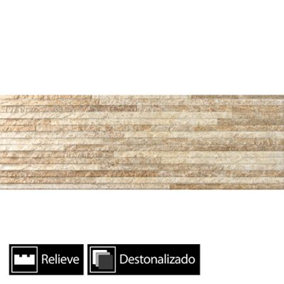 Cerámica Muro Fachaleta Boston Beige Deston. 19x57(1,08) - Imagen 4