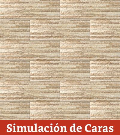 Cerámica Muro Fachaleta Boston Beige Deston. 19x57(1,08) - Imagen 6