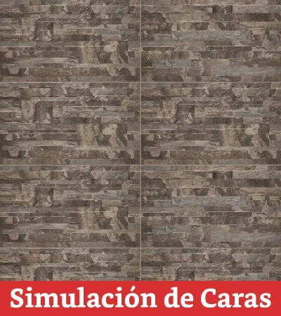 Cerámica Muro Fachaleta Piedra Brick 3Caras 31x53(1,48) - Imagen 6