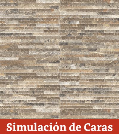 Cerámica Muro Fachaleta Magma Brown C54001 6Caras 34x58(1,52) - Imagen 11