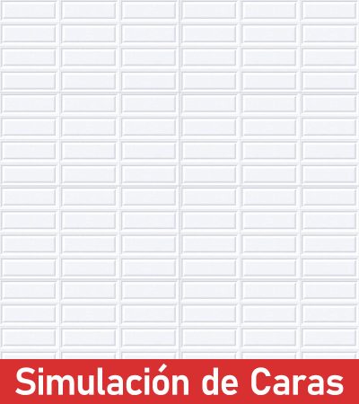 Cerámica Muro Rectángulo Blanco Texturado 32A15 32x62(2,0) - Imagen 3