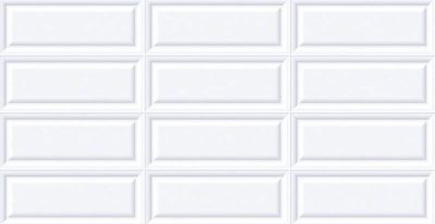 Cerámica Muro Rectángulo Blanco Texturado 32A15 32x62(2,0) - Imagen 4
