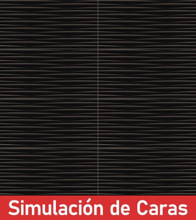 Cerámica Muro Absolut Plus Negro Texturado 30x60(2,18) - Imagen 2