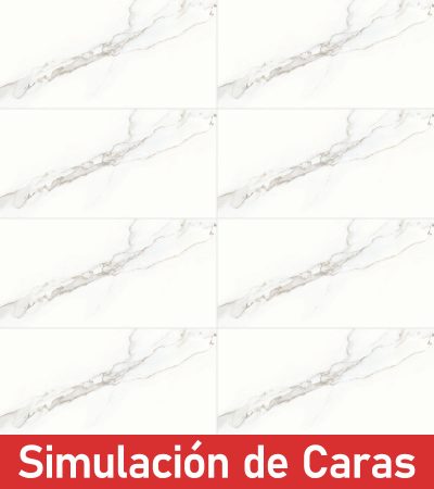 Cerámica Muro Treviso Plus Blanco 12Caras 30x60(2,18) - Imagen 2