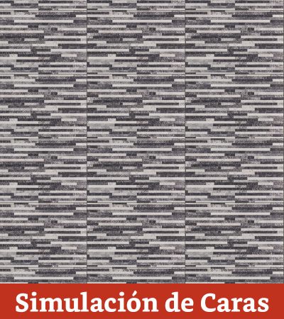 Cerámica Muro Fachaleta Harmony Gris HD Destonalizado 27x45(1,7) - Imagen 6