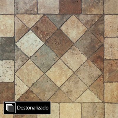 Cerámica Piso Angelo Tostado Destonalizado 45x45(2,08) - Imagen 5