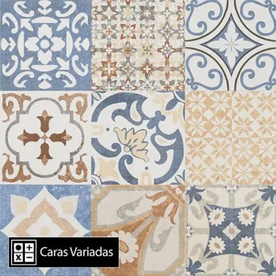 Cerámica Piso Patchwork Floor HD-56018 3Caras 56x56(2,2)