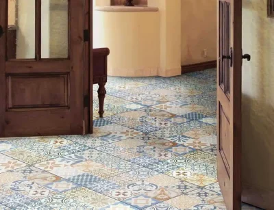 Cerámica Piso Patchwork Floor HD-56018 3Caras 56x56(2,2) - Imagen 11