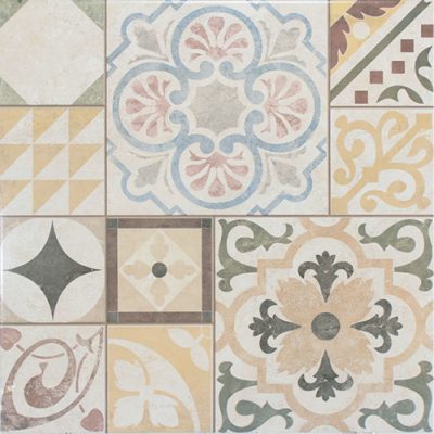 Cerámica Piso Patchwork Marfil HD-56045 56x56(2,2) - Imagen 7