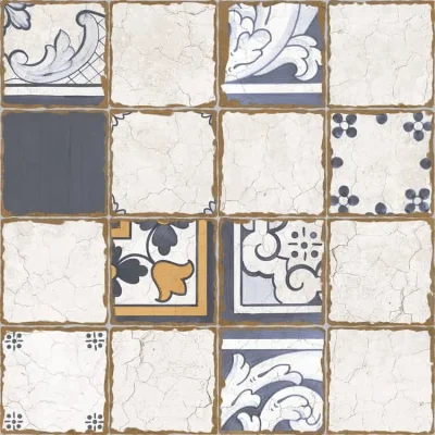 Cerámica Piso Patchwork Provenzal 56114 4Caras 56x56(2,2) - Imagen 10