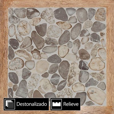 Cerámica Piso Woodriver Gris Destonalizado 45x45(2,08) 2da - Imagen 5