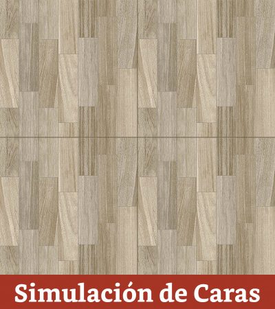 Cerámica Piso Parquet HD 56071 Destonalizado 56x56(2,2) - Imagen 6
