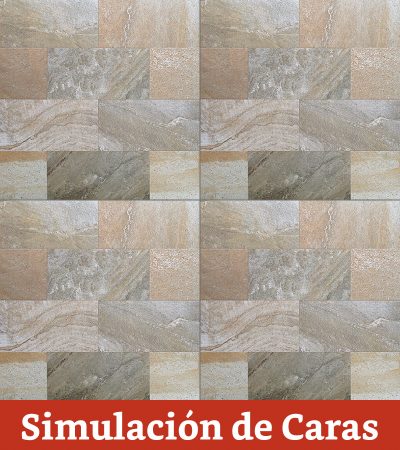 Cerámica Piso Stone Mix 56099 Destonalizado 56x56(2,2) - Imagen 6