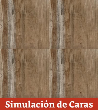Cerámica Piso Eucalipto Marrón Destonalizado 56x56(2,17) - Imagen 6