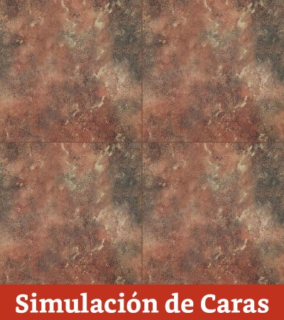 Cerámica Piso Denia Rojo Destonalizado 44x44(1,92) - Imagen 6