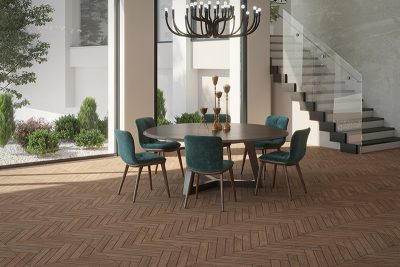 Cerámica Piso Madera Tarsia Nuez 60x60(1,44) - Imagen 7