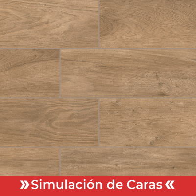 Cerámica Piso Castanheira 8Caras Rect 22x90 (1.8) - Imagen 2