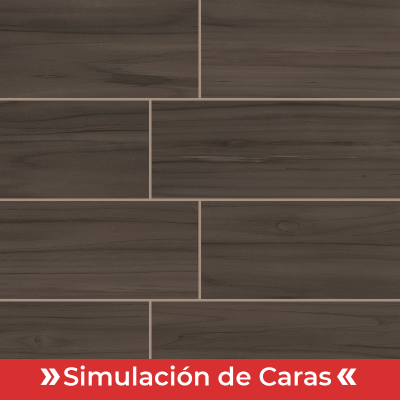 Cerámica Piso Negresco 8Caras Rect 22x90 (1.8) - Imagen 2