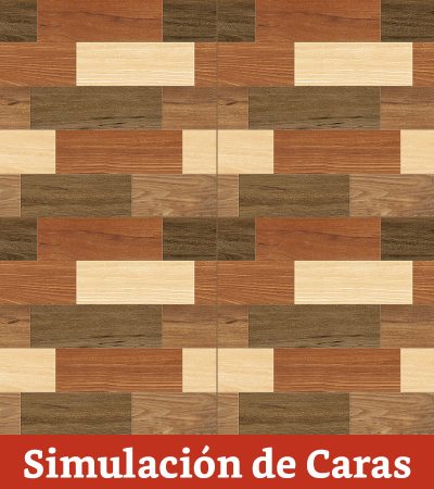 Cerámica Piso Parquetón Mix Destonalizado 61x61(1,48) - Imagen 8