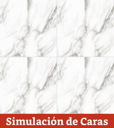 Cerámica Piso Carrara Blanco 45x45(1,62) - Imagen 6