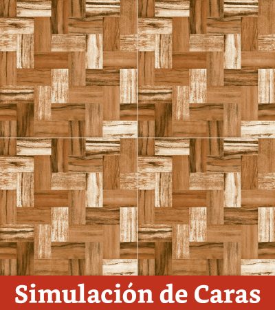 Cerámica Piso Madera Parquet Destonalizado 35x35(2,2) - Imagen 5
