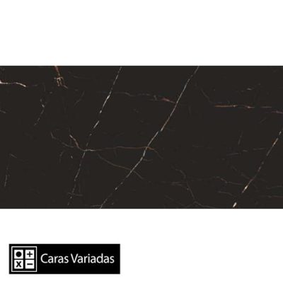 Porcelanato Carnico Black Pulido 4Caras Rectificado 60x120(1,44) - Imagen 2