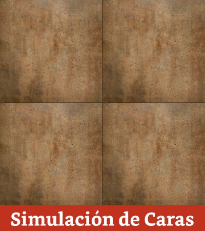 Cerámica Piso Cotto Cuero Destonalizado 56x56(2,17) - Imagen 4