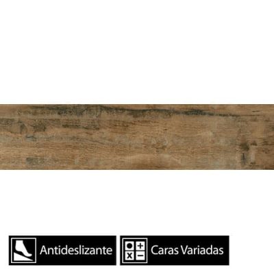 Porcelanato Madera Demolición Antideslizante 8140 16Caras Rect. 28,8x119(1,03)