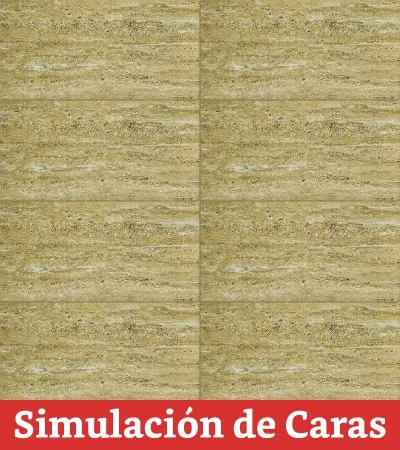 Porcelanato Travertino Beige Pulido 30x60(1,44) - Imagen 2