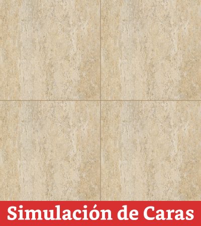 Porcelanato Travertino Beige VS6074 Rectificado 60x60(1,44) - Imagen 4