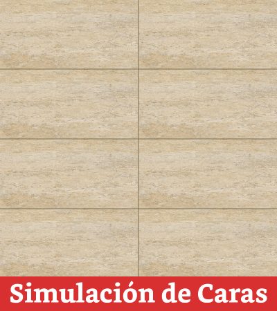 Porcelanato Travertino Beige VS3674 Rectificado 30x60(1,44) - Imagen 4