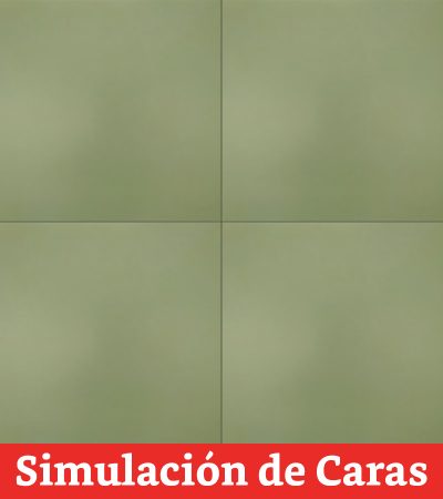 Porcelanato Verde Mate S689 Rectificado 60x60(1,44) - Imagen 4
