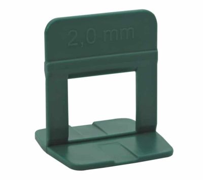 Nivelador Cerámica/Porcelanato Verde 2mm Bolsa 50Un Cortag - Imagen 3