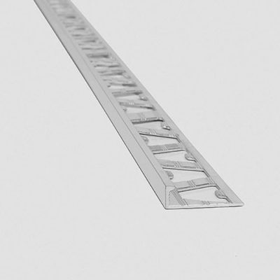 Terminal L Aluminio Cromo Mate 1663 2500x12x2,5mm