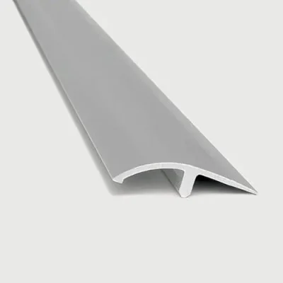 Cubrejunta Desnivel Aluminio Plomo Mate 2397 1000x38x10mm