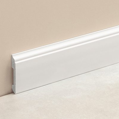Guardapolvo EPS Curves Blanco 781 2400x80x15mm - Imagen 5