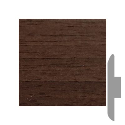 Cubrejunta Transición Nogal 2400x45x9mm