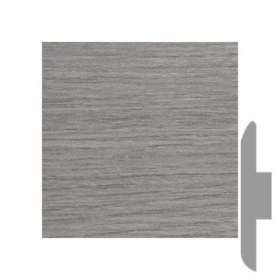 Cubrejunta Transición Nature White 2400x45x9mm