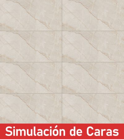 Porcelanato Serene White 4Caras Rectificado 60x120(1,44) - Imagen 2