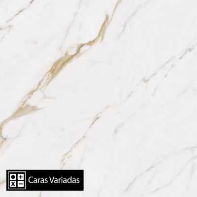 Gres Porcelánico Calaccata Gold Pulido 6Caras Rectificado 60x60(1,44)
