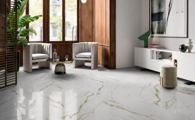 Gres Porcelánico Calaccata Gold Pulido 6Caras Rectificado 60x60(1,44) - Imagen 2