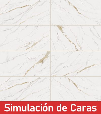 Gres Porcelánico Calaccata Gold Pulido 4Caras Rectificado 60x120(1,44) - Imagen 3