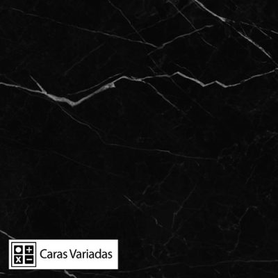 Porcelanato Nero Marquina Pulido 10Caras Rectificado 60x60(1,44)