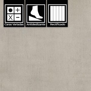 Porcelanato Poa Gris Antides. Dest. Rect. 84x84(2,12)